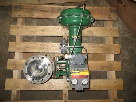Fisher V-Ball Valve 4″ V150 with actuator