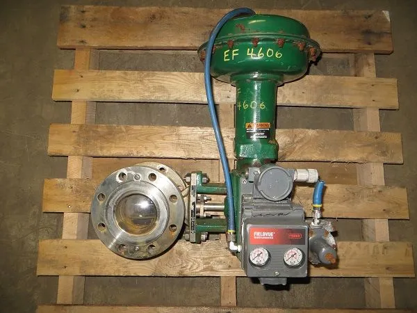 Fisher V-Ball Valve 4″ V150 with actuator