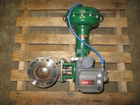 Fisher V-Ball Valve 4″ V150 with actuator