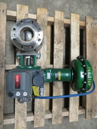 Fisher V-Ball Valve 4″ V150 with actuator