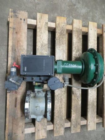 Fisher V-Ball Valve 4″ V150 with actuator