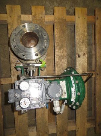 Fisher V-Ball Valve 4″ V150 with actuator