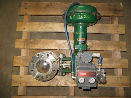 Fisher V-Ball Valve 4″ V150 with actuator