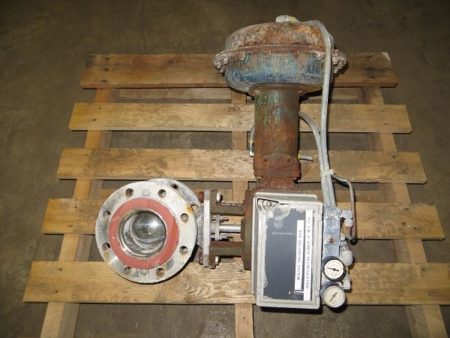 Fisher V-Ball Valve 4″ V150 with actuator