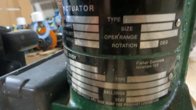 Fisher 2″ V150 V-Ball Control Valve