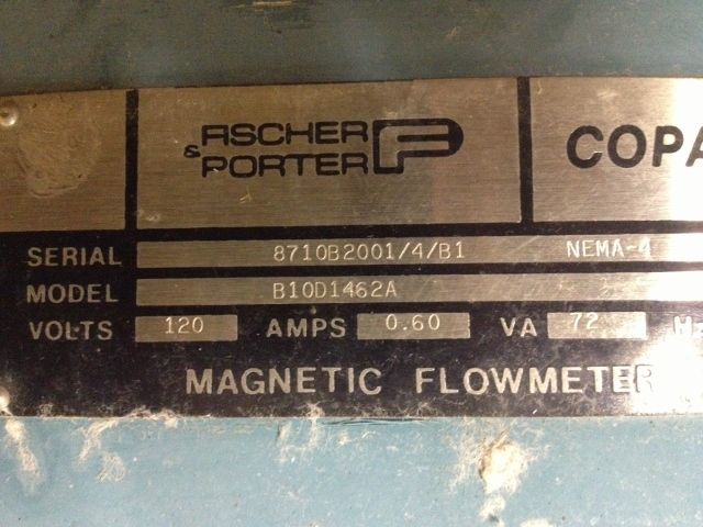 Fisher Porter 10″-150 Magnetic Flowtube
