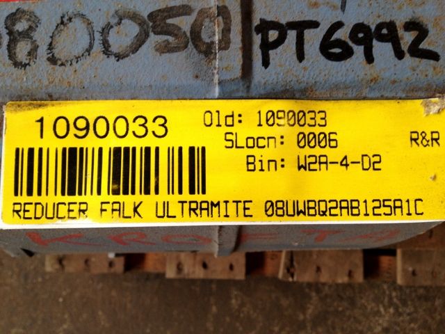 Falk UltraMite Gear Drive Model 08UWBQ2AB125A1C