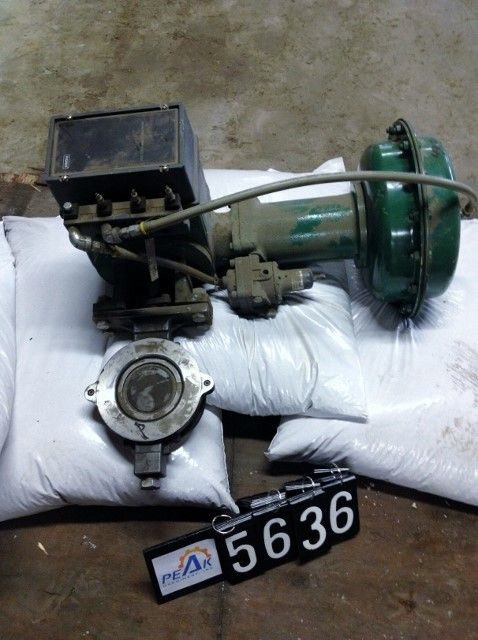 Fisher type 8550  Butterfly Valve size 4\