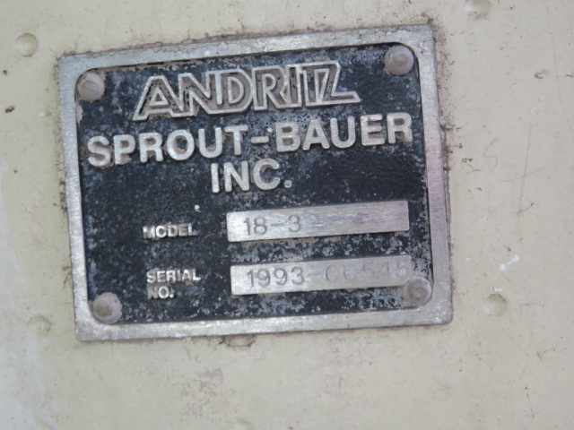 Sprout Bauer Screw Press Model 575-18-3