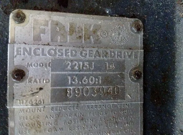 Falk Enclosed Gear Drive Model 2215J-14