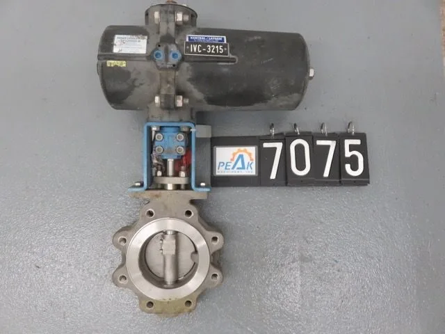 Dezurik 6″ Butterfly Valve type BHP with actuator