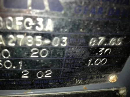 Falk Enclosed Gear Drive Model RK2080FC3A