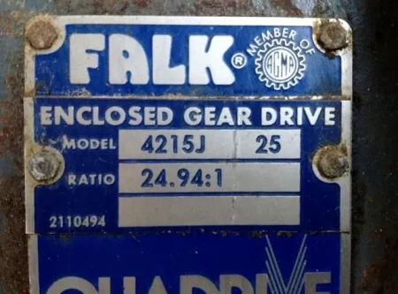 Falk Enclosed Gear Drive Model 4215J-25