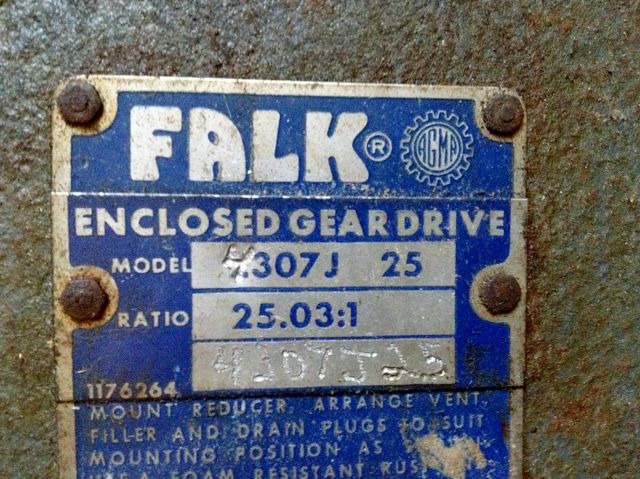 Falk Enclosed Gear Drive Model 4307J-25