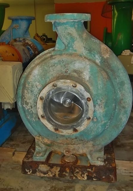 Goulds Pump model 3175 size 6×8-22 with base and motor