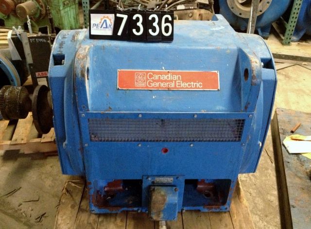 300 hp Canadian General Electric Induction AC Motor