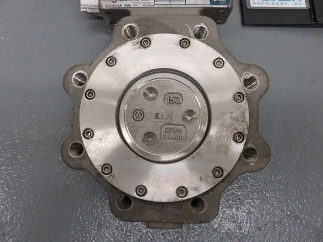 Dezurik 6″ Butterfly Valve type BHP with actuator