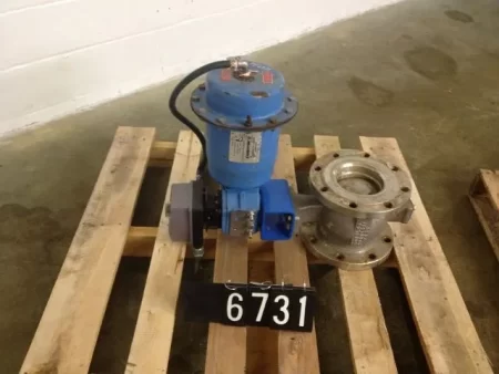Neles Jamesbury 6″-150 V-Ball Control Valve
