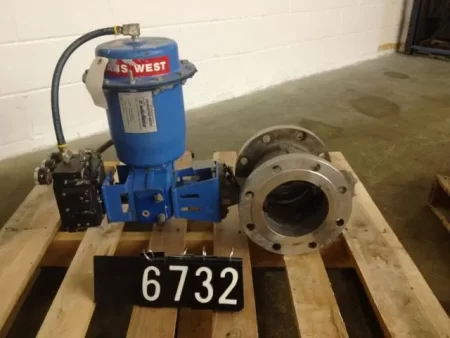 Neles Jamesbury 6″-150 V-Ball Control Valve