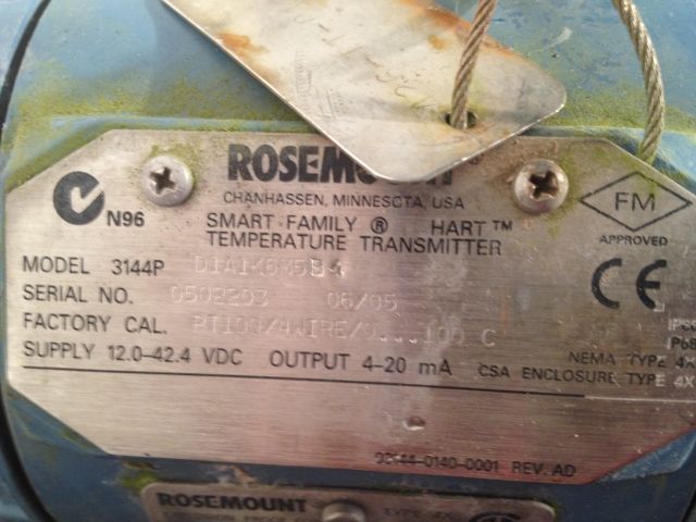 Rosemount 3144P Temperature Transmitter