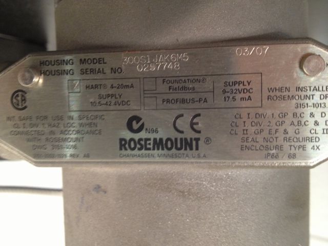 Rosemount 3051S2CD2A Pressure Transmitter