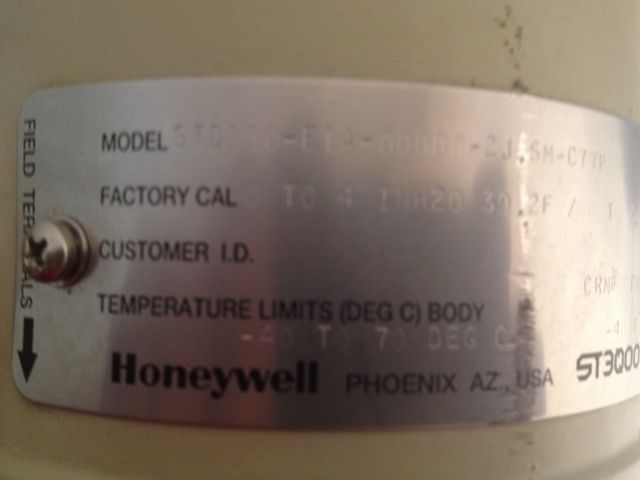 Honeywell STD110-E1A-00000-2J Pressure Transmitter