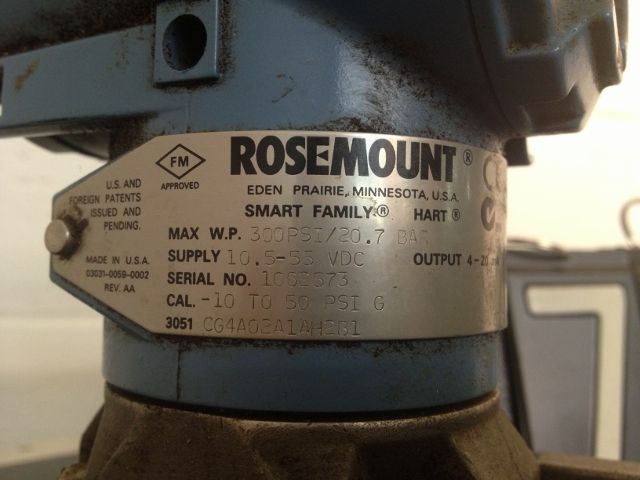 Rosemount 3051CG4A02A1AH2B1 Pressure Transmitter