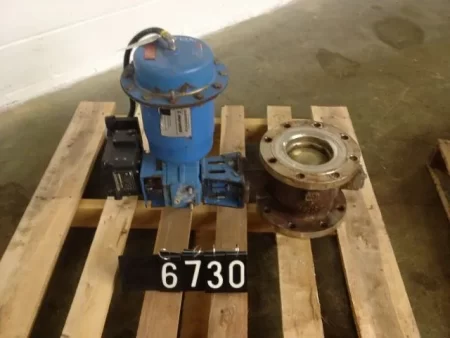 Neles Jamesbury 6″-150 V-Ball Control Valve