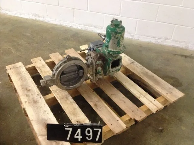 Fisher type 8550 Butterfly Valve size 8