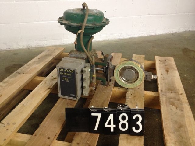 Fisher type 8550 Butterfly Valve size 4
