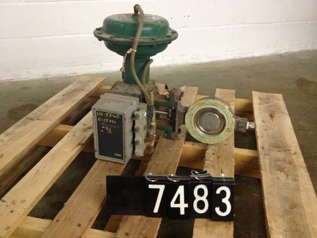 Fisher type 8550 Butterfly Valve size 4\