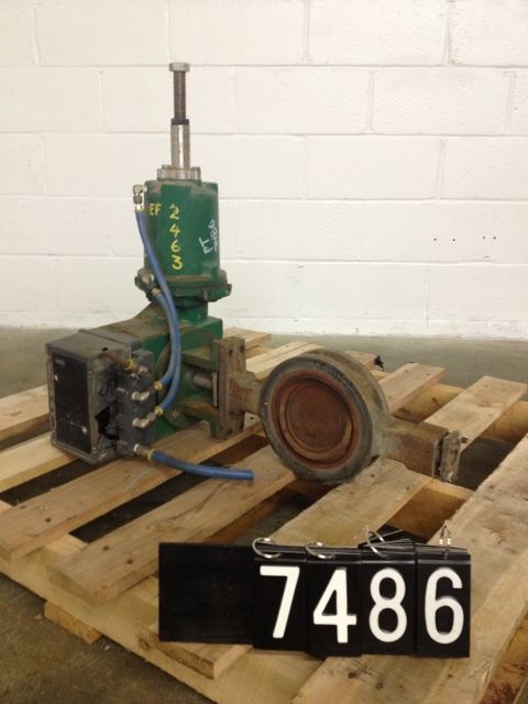 Fisher type 8550 Butterfly Valve size 6