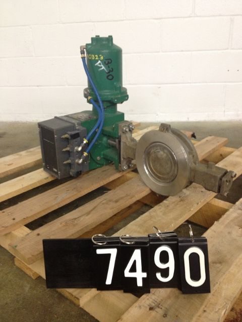 Fisher type 8550 Butterfly Valve size 6