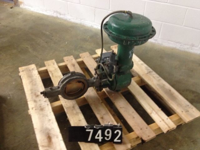 Fisher type 8510 Butterfly Valve size 6