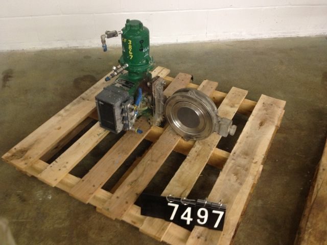 Fisher type 8550 Butterfly Valve size 8\