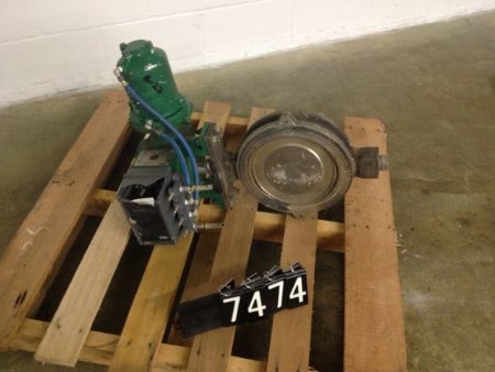 Fisher type 8550 Butterfly Valve size 10″