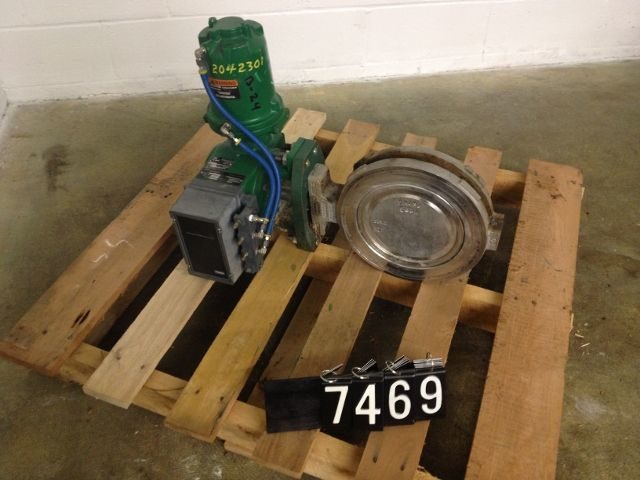 Fisher type 8560 Butterfly Valve size 10