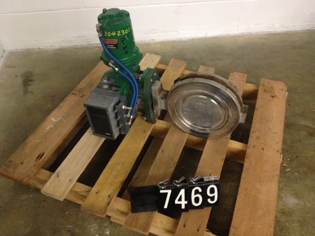 Fisher type 8560 Butterfly Valve size 10\