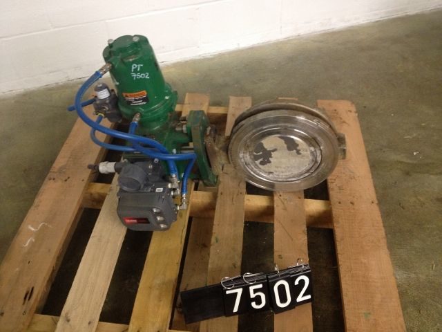 Fisher type 8560 Butterfly Valve size 10