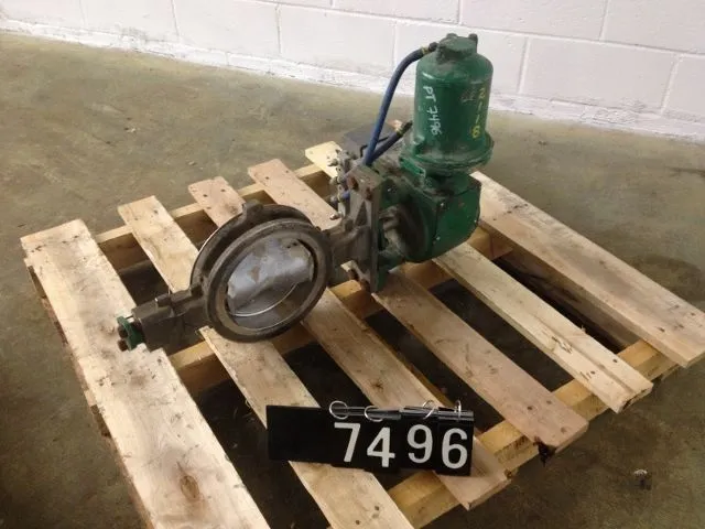 Fisher type 8510 Butterfly Valve size 8″