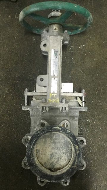 Rovalve  6″-150 knife gate valve, hand wheel operated