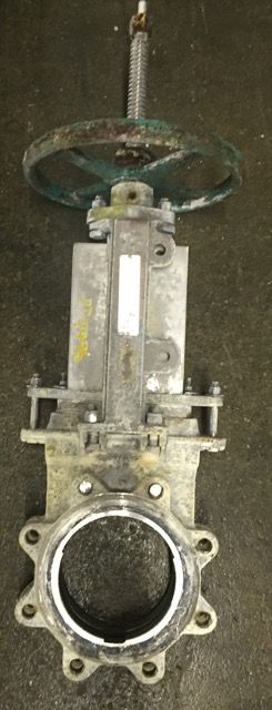 Rovalve  6″-150 knife gate valve, hand wheel operated