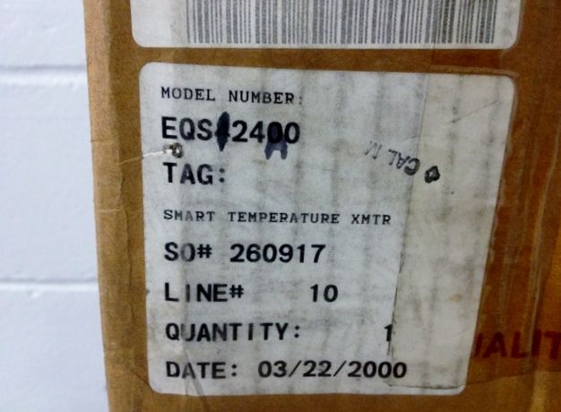 ABB Smart Temperature Transmitter model EQS124A0 - PT7720 - Peak Machinery