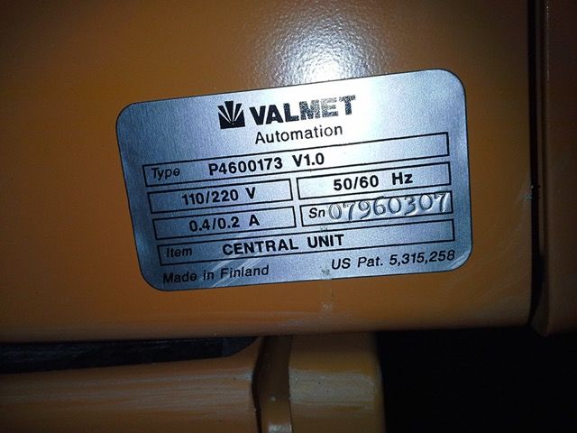 Valmet type P4600173 V1.0, Central Unit