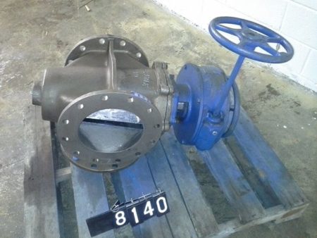 10″-150, 3 way Dezurik Plug Valve, Rebuilt Condition