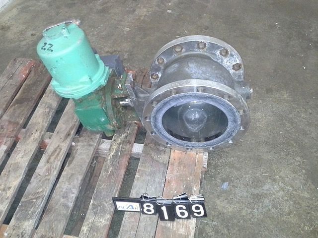 Fisher 10″ V150 v-ball control valve