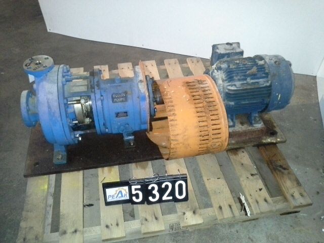 Goulds pump model 3196 LTX size 1×2-10 with base and motor