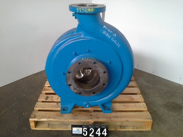 Goulds Pump Model 3175  Size 6x8-22  