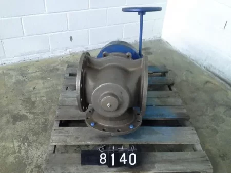 10″-150, 3 way Dezurik Plug Valve, Rebuilt Condition