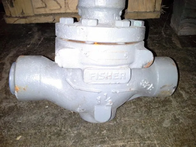 Fisher type ED size 1 1/2″ class 250